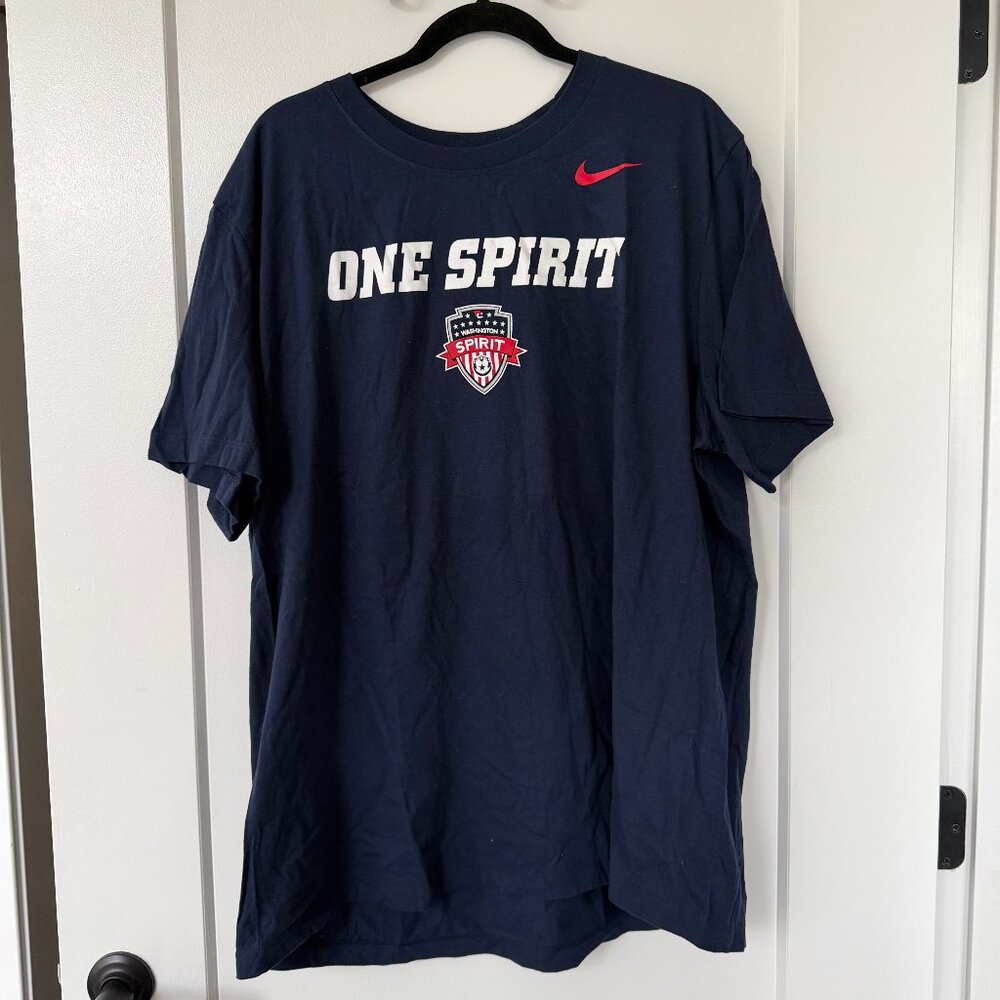NWT Washington Spirit Nike "One Spirit" Navy T-shirt Size: XXL